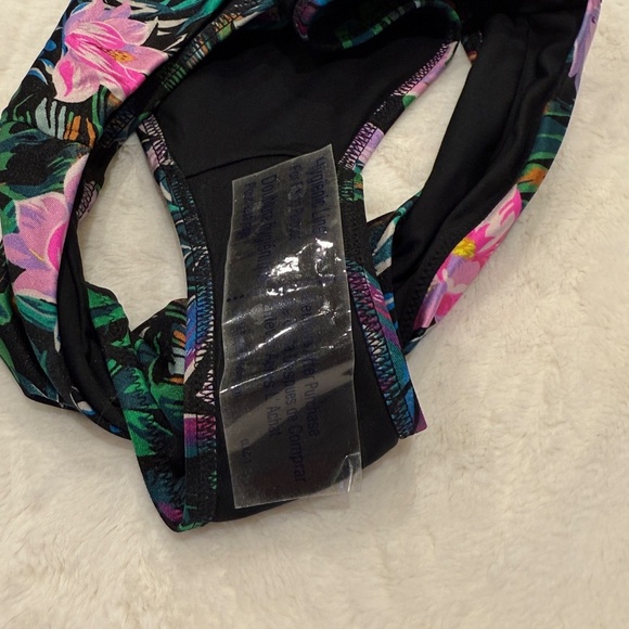 New! Victoria's Secret Black Palm Bikini Set 45563 - Picture 14 of 16